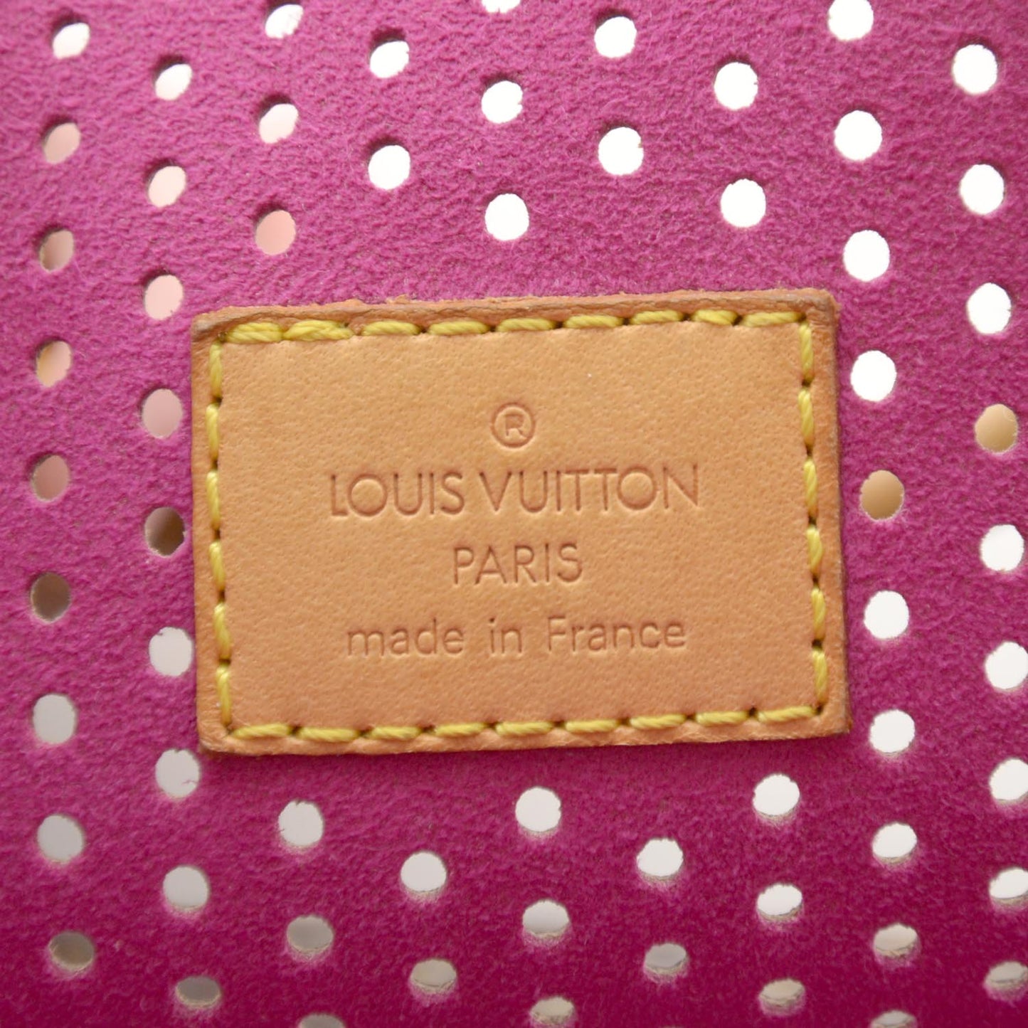 Monogram Perforated Speedy 30 Fuchsia