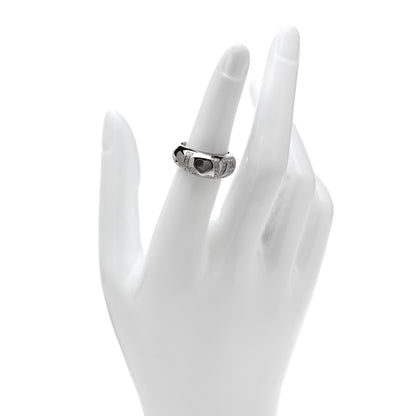 Chopard 18K White Gold Happy Diamonds Love Heart Band Ring 53 6.25 2 of 5