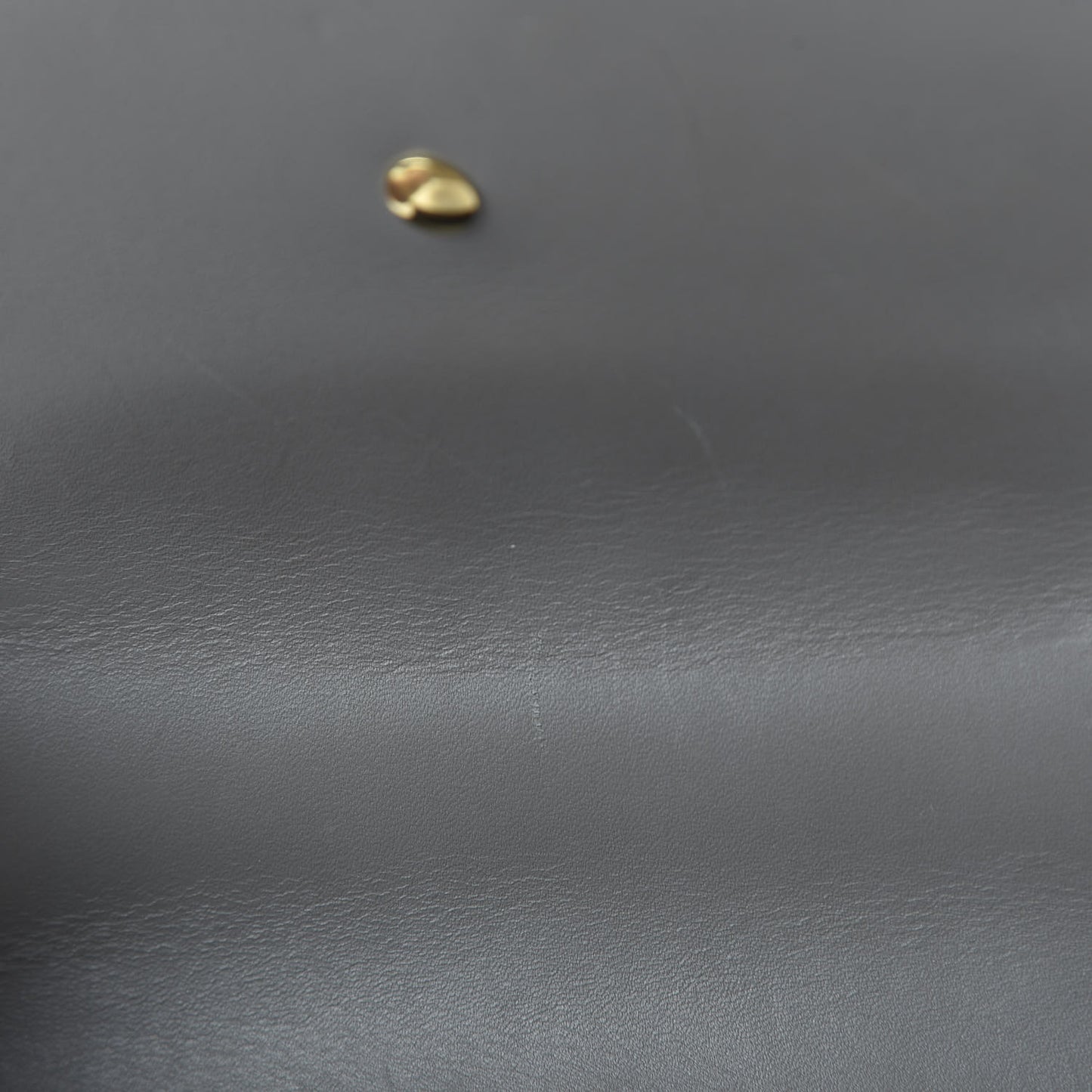 Calfskin Mini Sylvie Chain Shoulder Bag Deep Grey