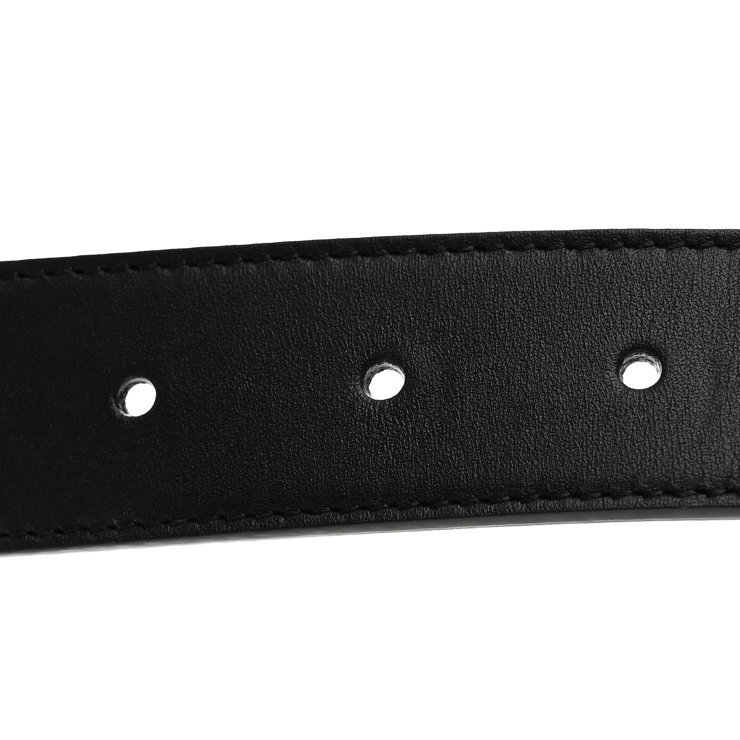 Gucci Calfskin Double G 30mm Belt 80 32 Black 4 of 5