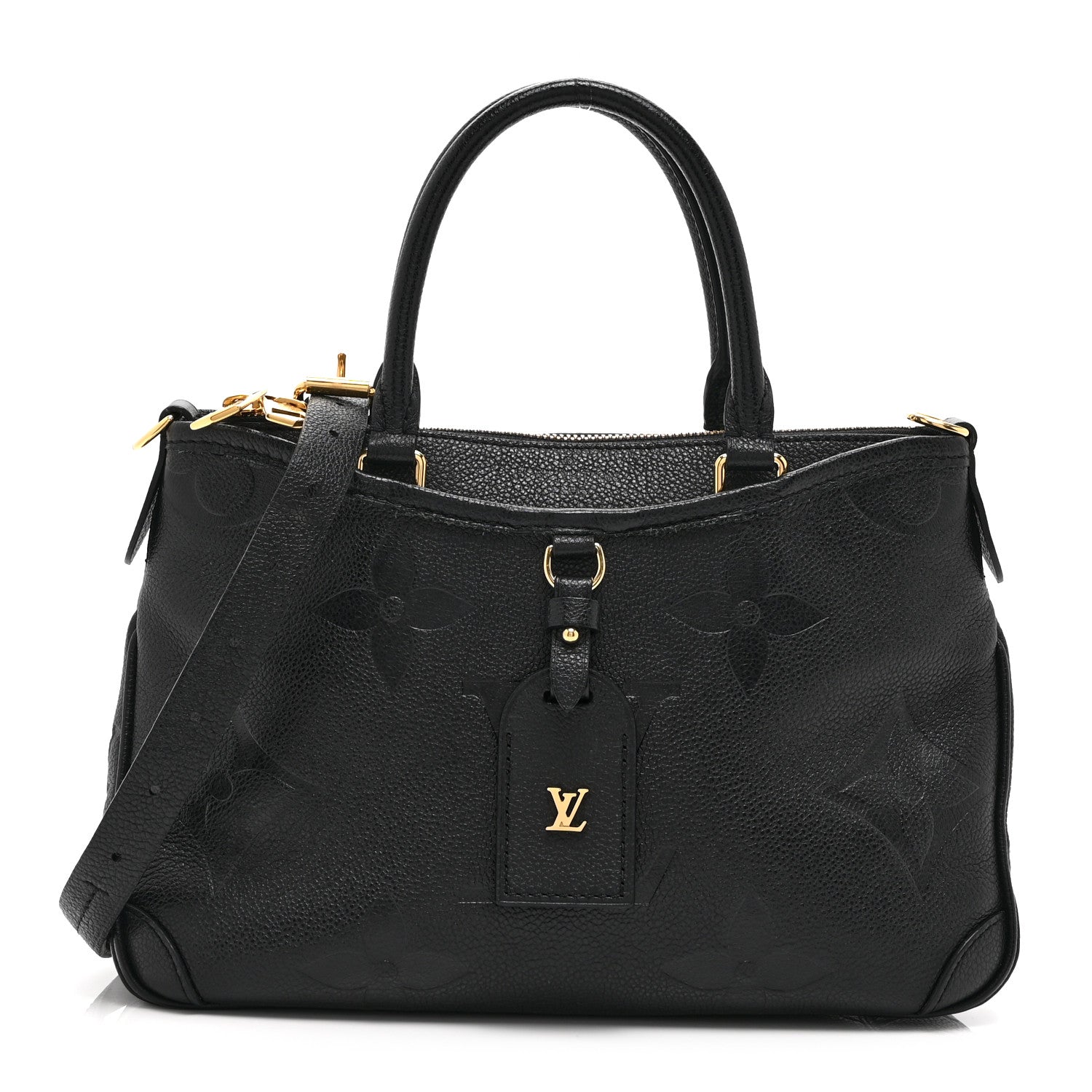 Louis Vuitton Empreinte Monogram Giant Trianon PM Black 1 of 10