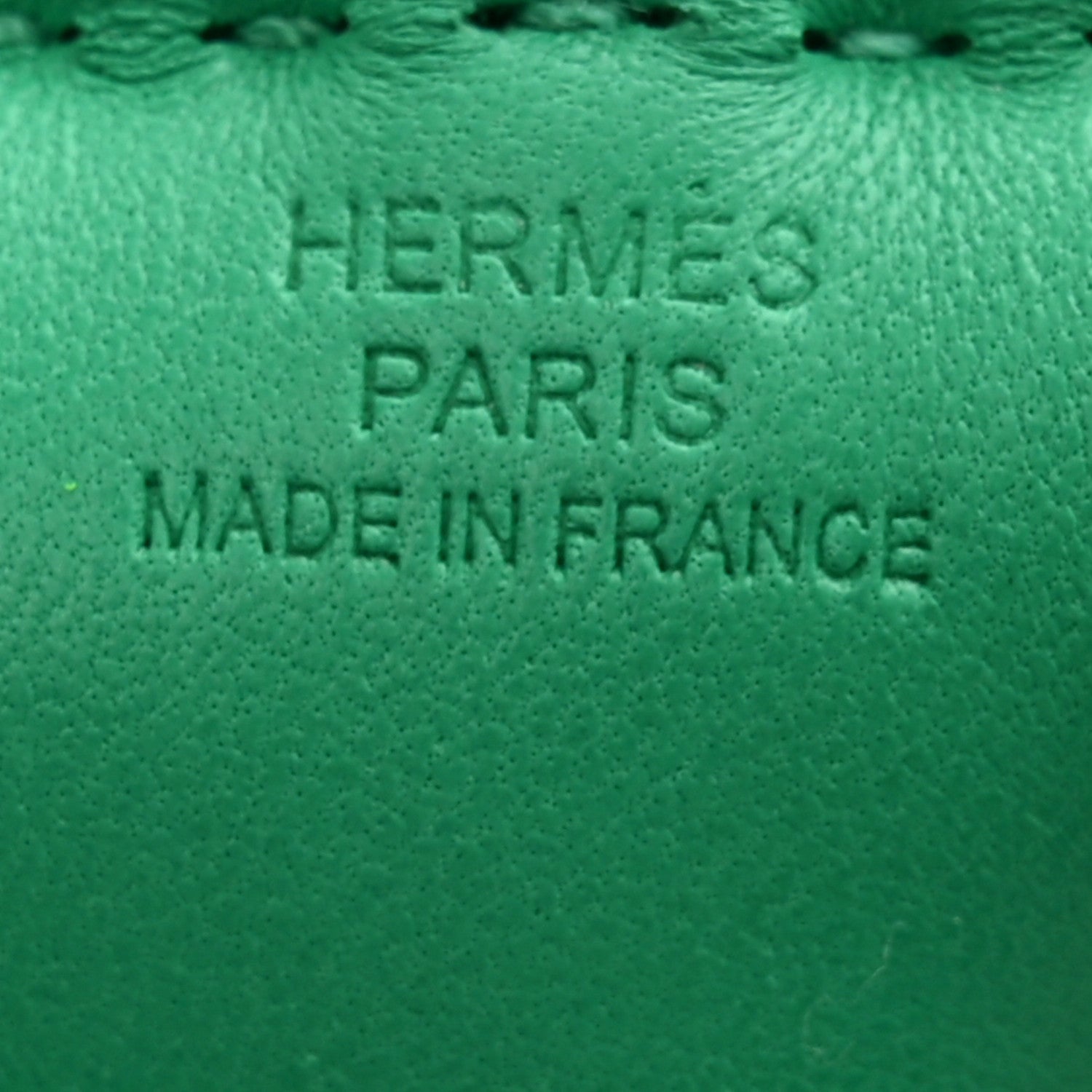 Hermes Milo Lambskin Shearling Budy Charm Menthe Mauve Sylvestre 3 of 5