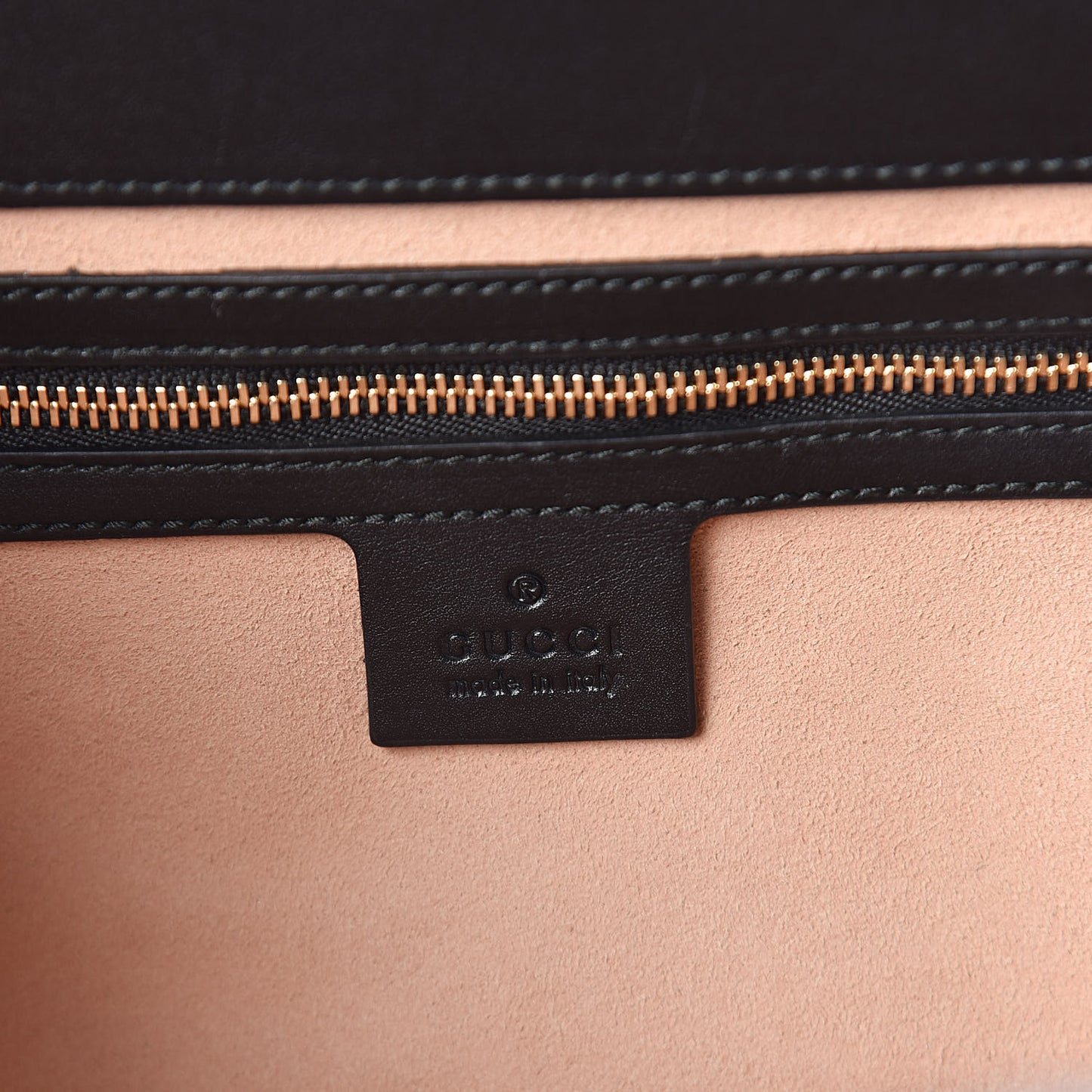 Nappa Bamboo Small Nymphaea Top Handle Bag Black