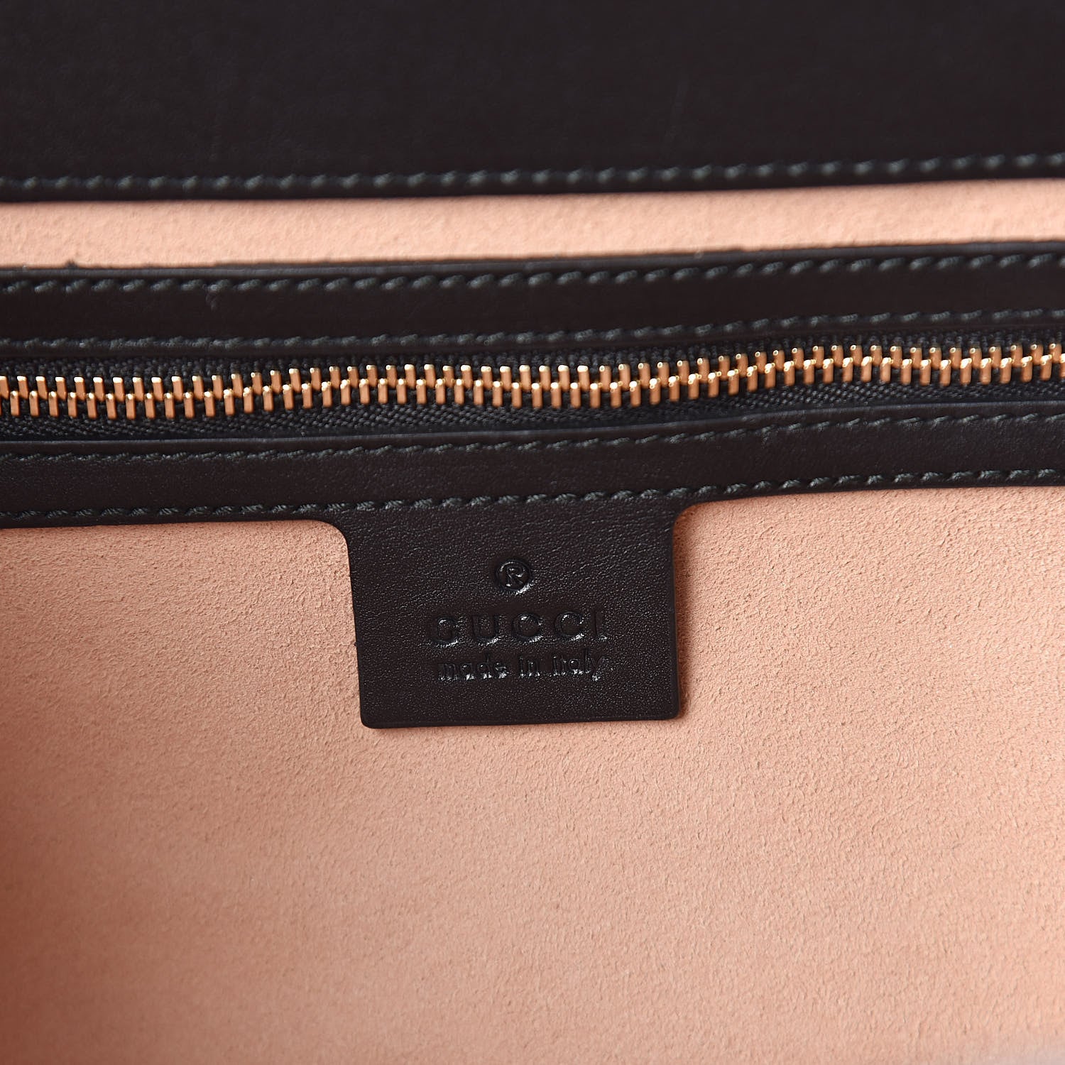 Gucci Nappa Bamboo Small Nymphaea Top Handle Bag Black 6 of 10