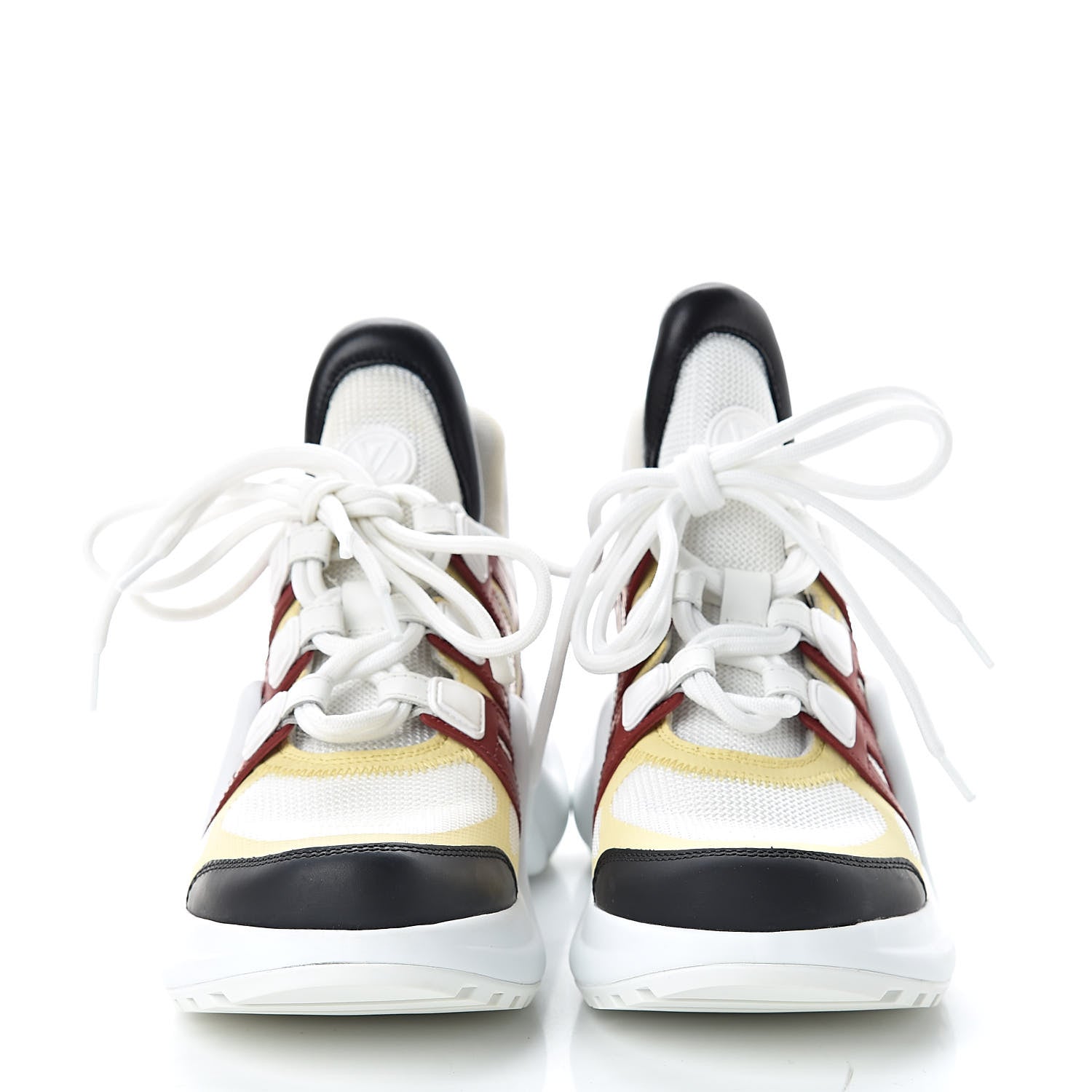 Louis Vuitton Calfskin Technical Nylon LV Archlight Sneakers 35 Terracotta 2 of 9