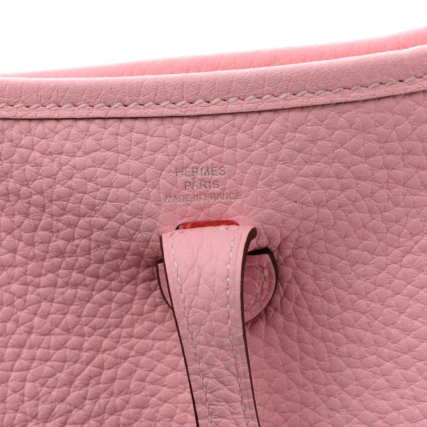 Hermes Taurillon Clemence Evelyne TPM Rose Sakura 6 of 11