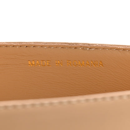 Chanel Lambskin Cap Toe CC Uniform Pumps 36 Beige Black 8 of 12