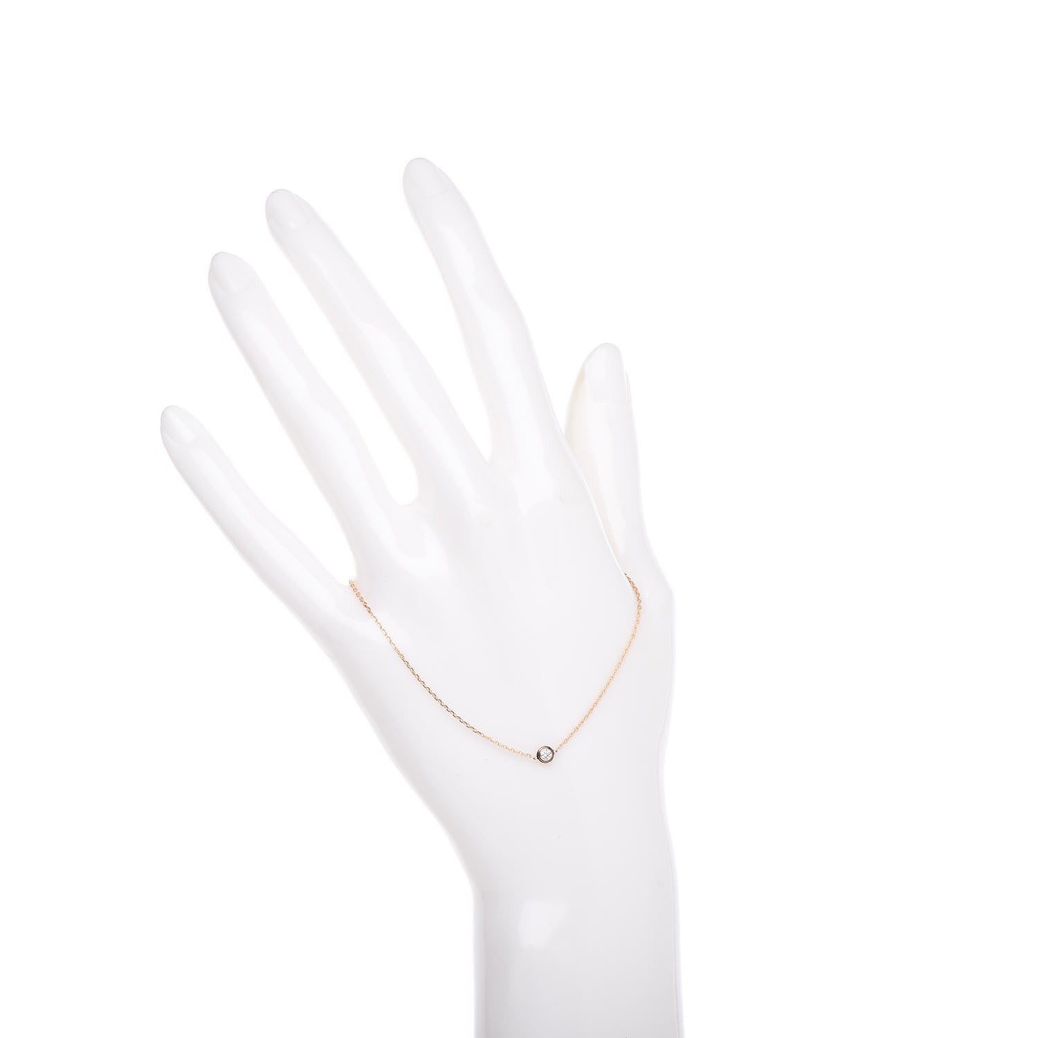 Cartier 18K Pink Gold Diamond XS D'Amour Bracelet 2 of 3