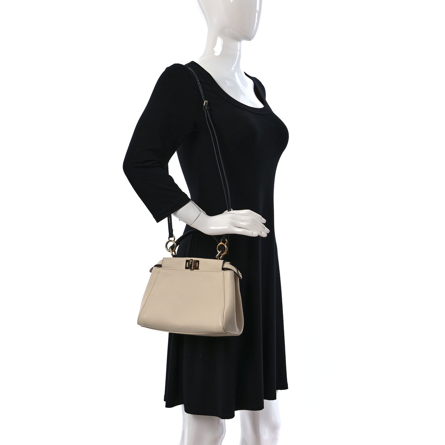 Vitello Seta Snakeskin Shiny Nappa Monster Eyes Mini Peekaboo Iconic Satchel White Black