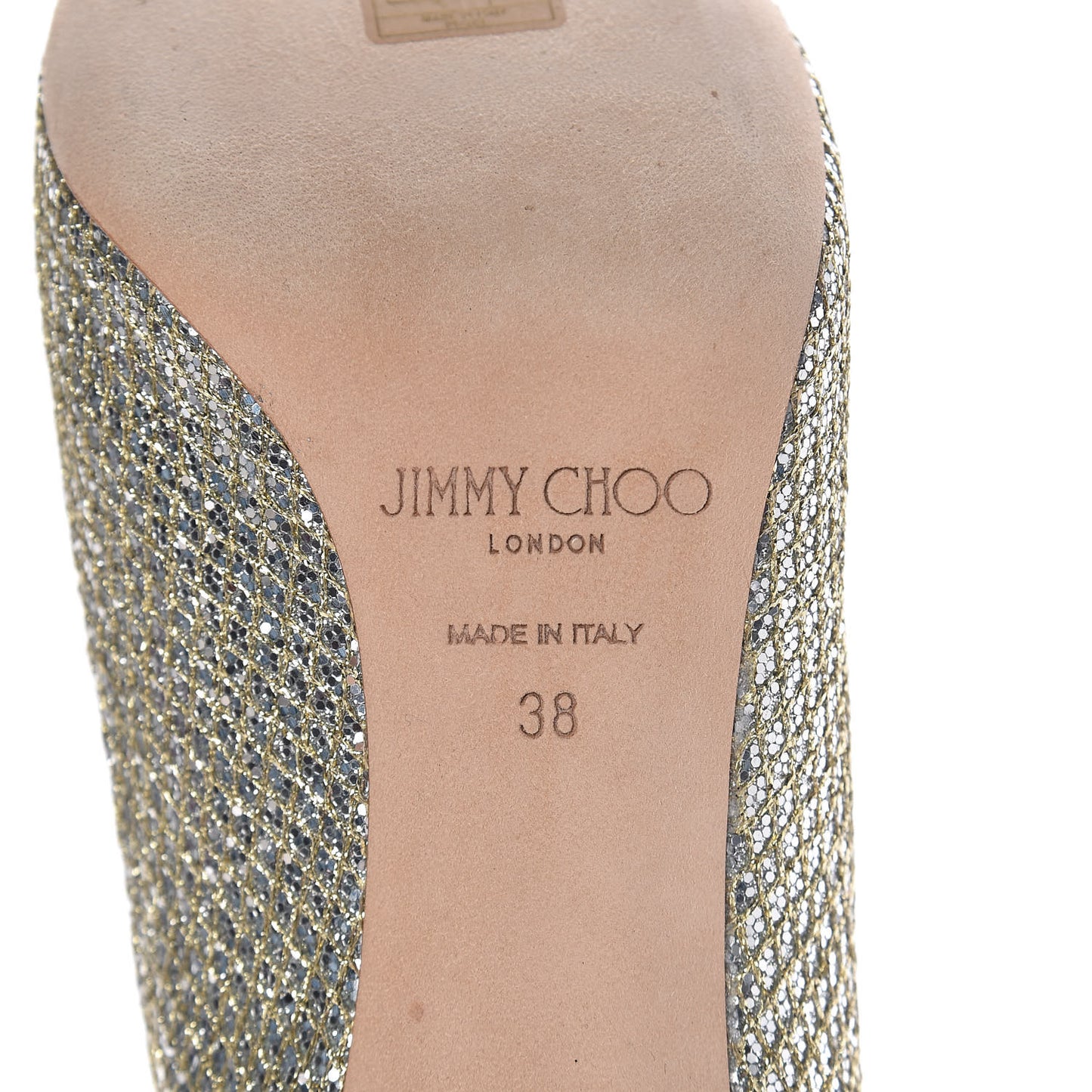 Glitter Crystal Marvel 100 Pumps 38 Champagne