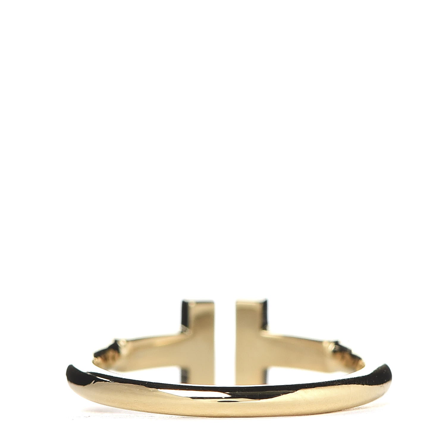 Tiffany 18K Yellow Gold T Wire Ring 46 3.75 3 of 5