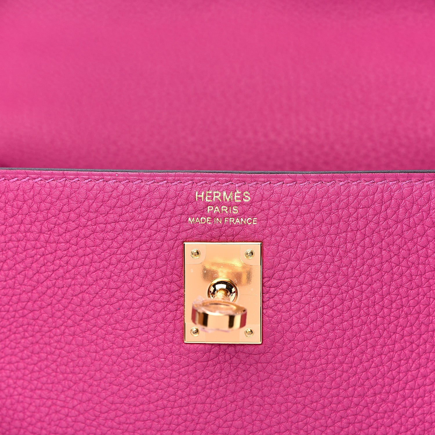 Hermes Togo Kelly Retourne 25 Rose Pourpre 7 of 30
