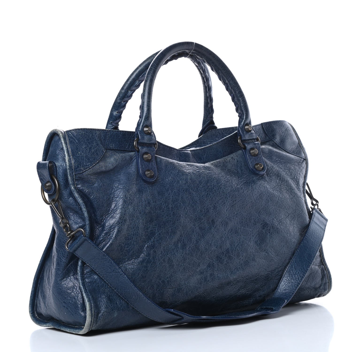 Balenciaga Agneau Classic Hardware City Bleu Mineral 3 of 22