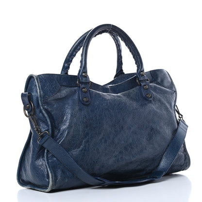 Balenciaga Agneau Classic Hardware City Bleu Mineral 3 of 22