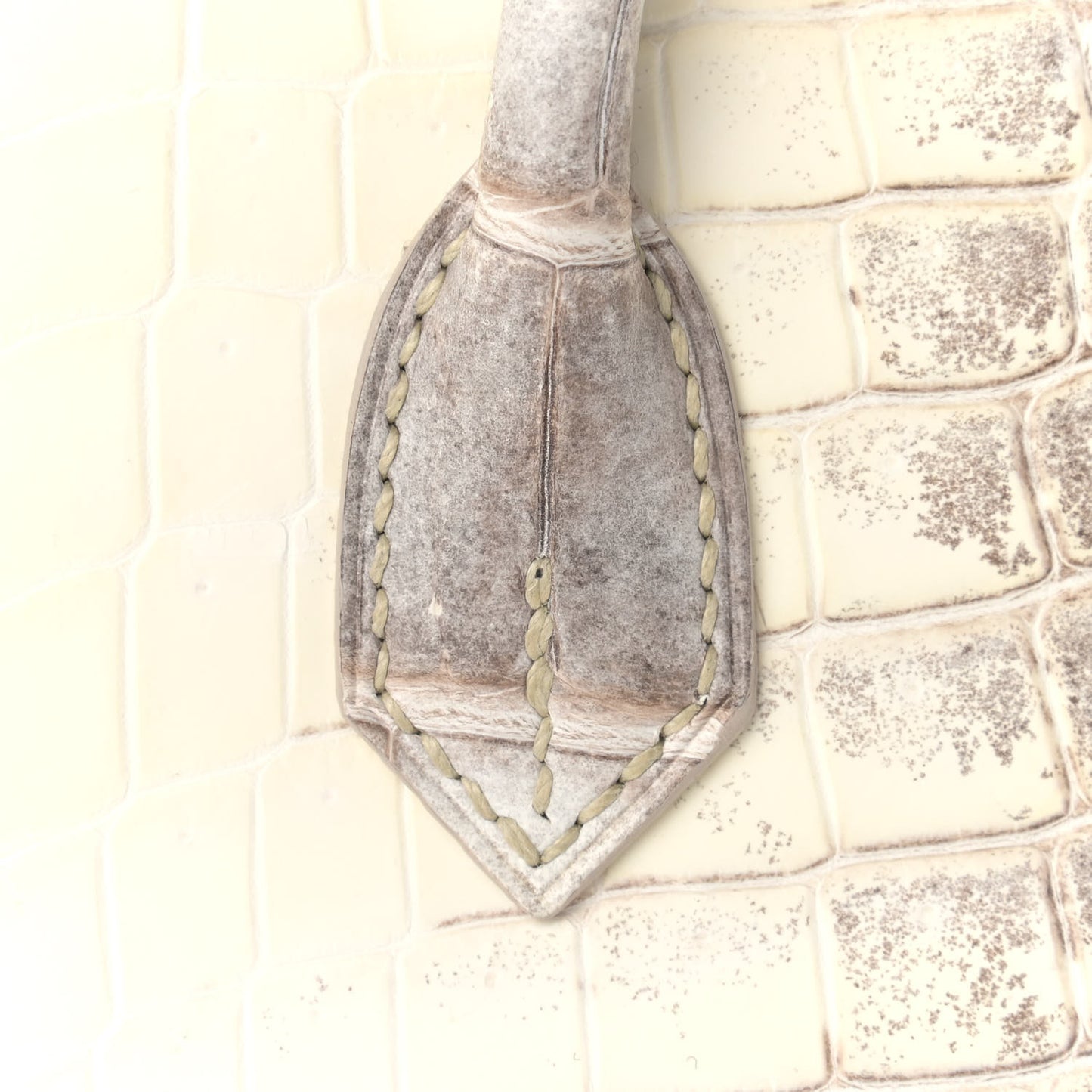 Matte Niloticus Crocodile Himalaya Birkin 25 Blanc