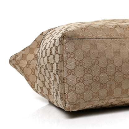 Gucci Monogram Web Large Diaper Tote Bronze 11 of 12