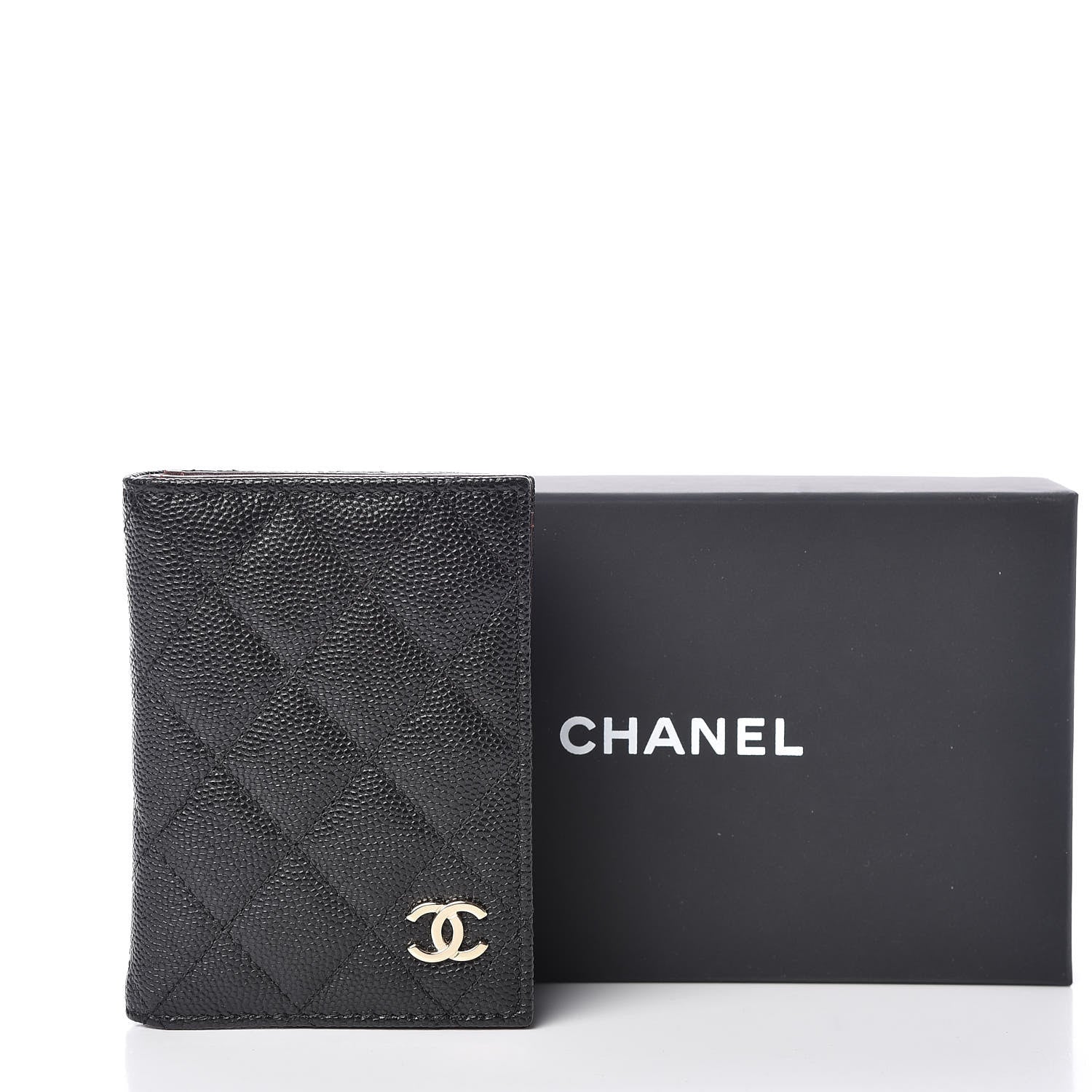 Chanel Caviar Quilted Card Holder Wallet Black 8 of 8