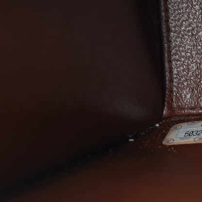Chanel Caviar Stitch Jumbo Single Flap Brown 7 of 11