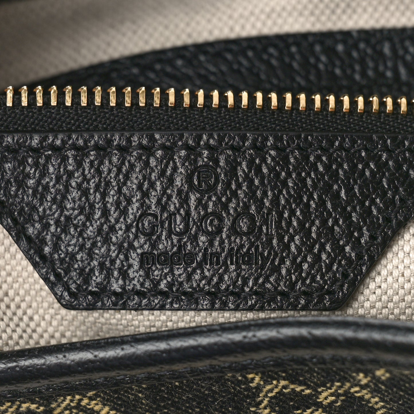 Jacquard Denim GG Monogram Small Jackie 1961 Hobo Black Ivory
