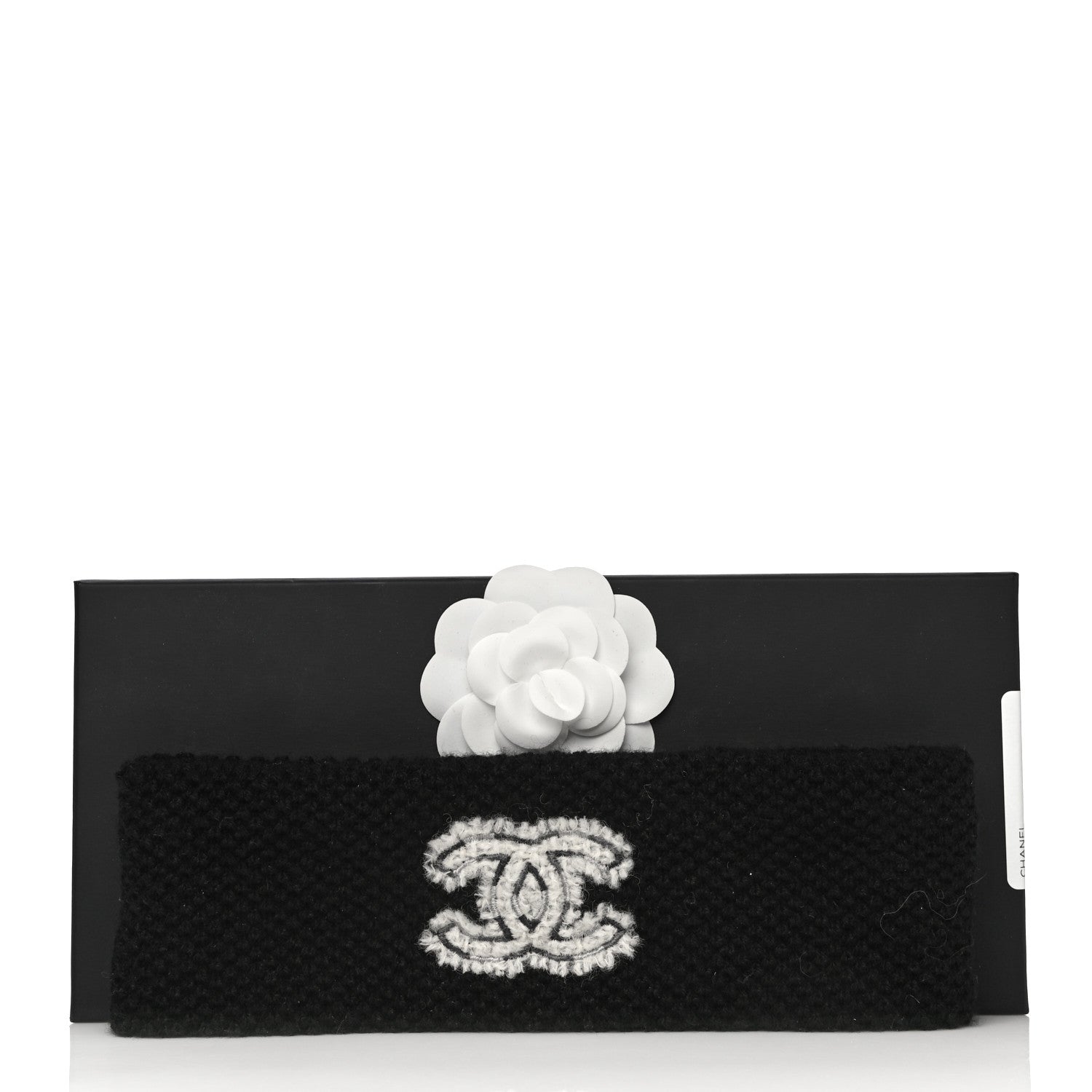 Chanel Cashmere CC Headband Black 8 of 8