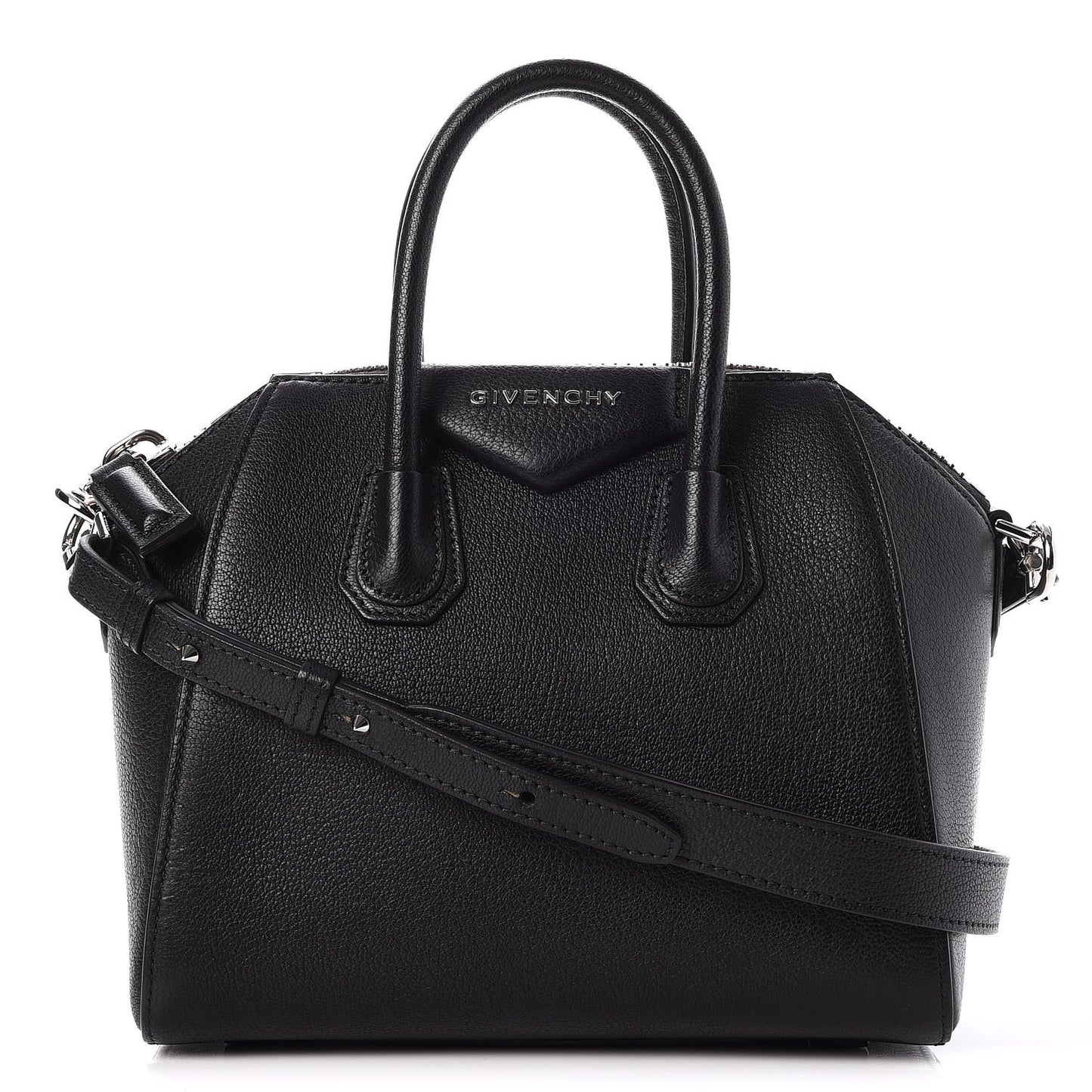 Sugar Goatskin Mini Antigona Black