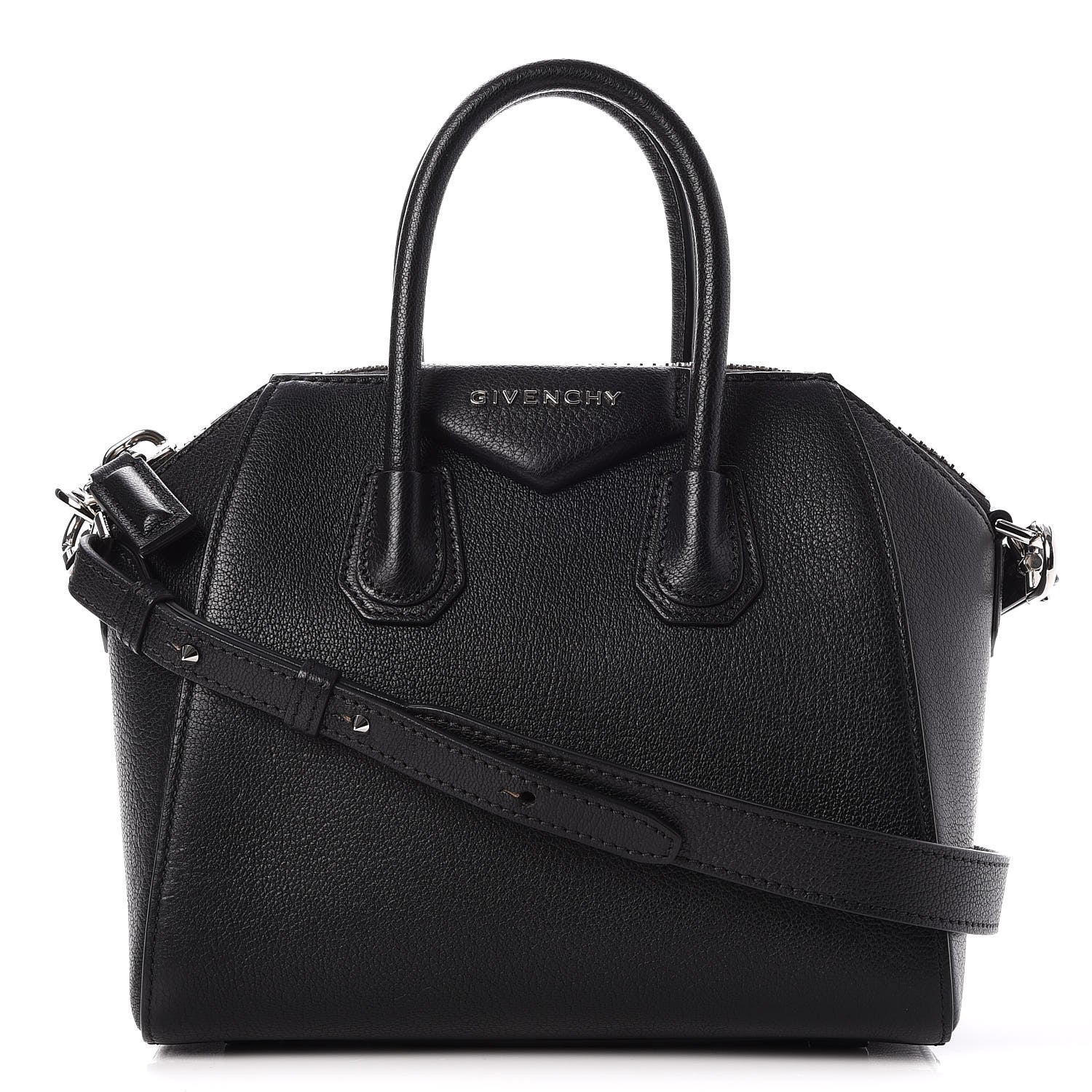 Givenchy Sugar Goatskin Mini Antigona Black 1 of 7