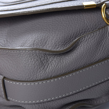 Chloe Calfskin Medium Marcie Round Crossbody Bag Cashmere Grey 11 of 15