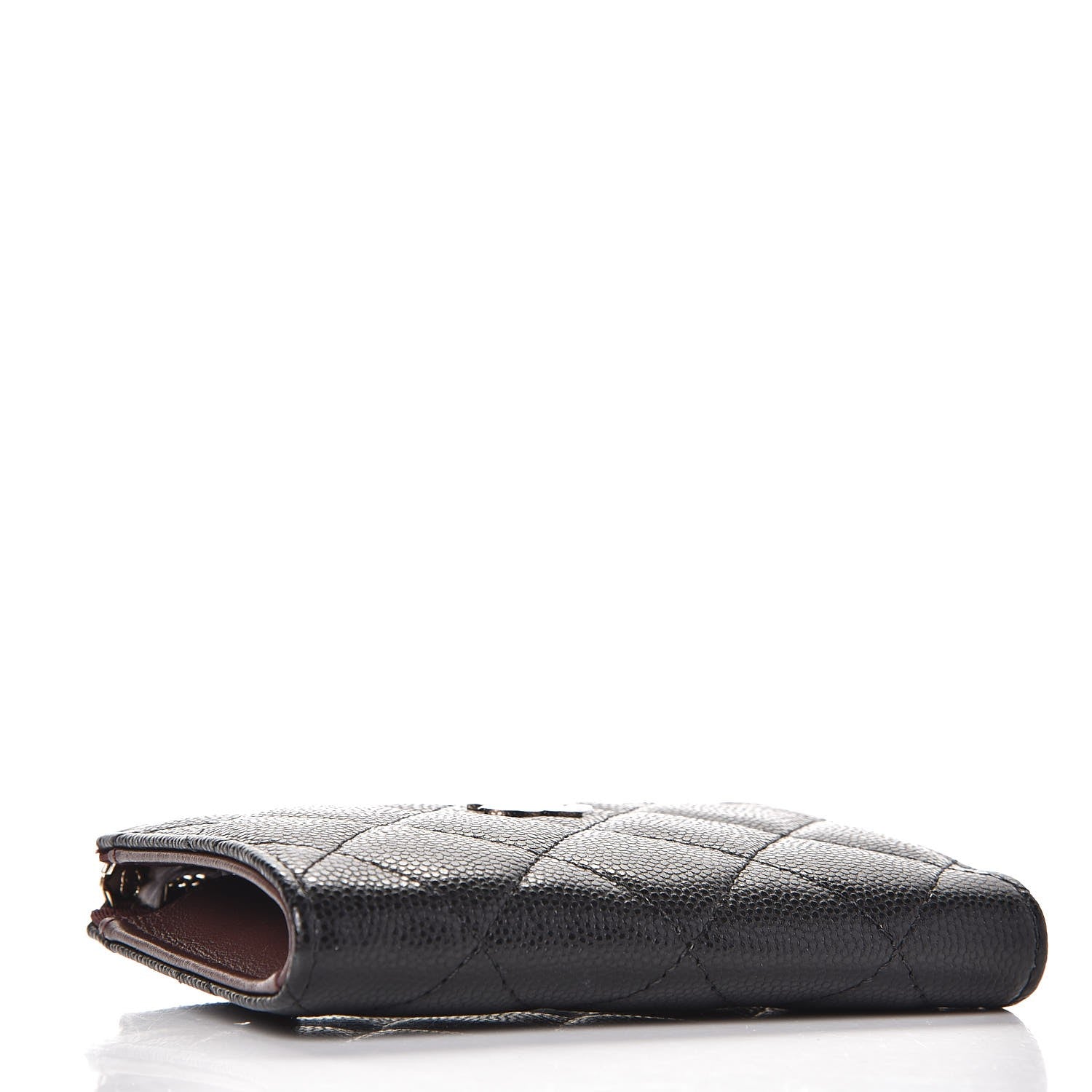 Chanel Iridescent Caviar Quilted Key Holder Case Black 4 of 8