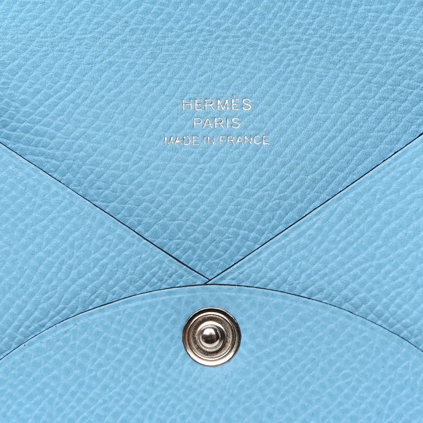 Epsom Calvi Card Case Celeste