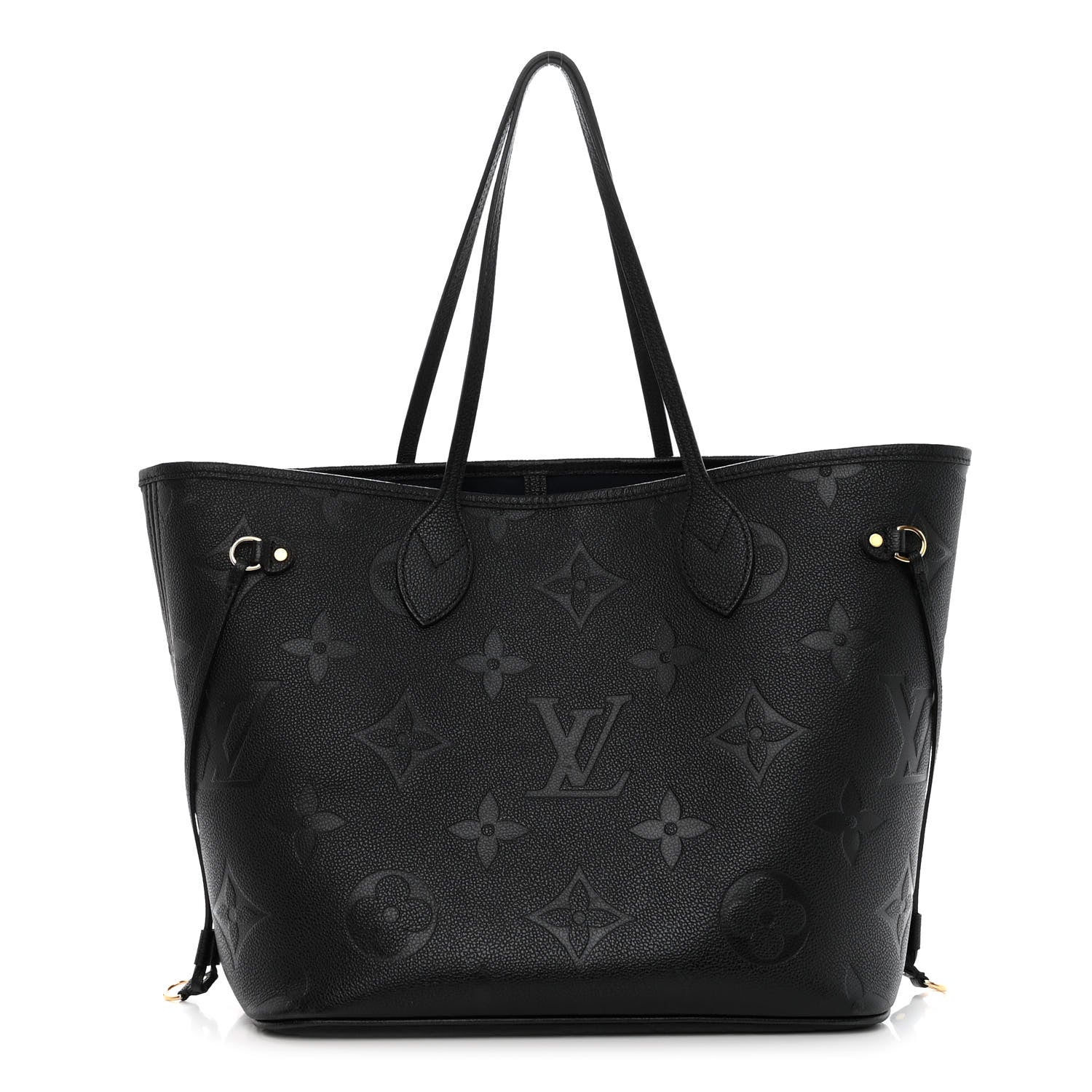Louis Vuitton Empreinte Monogram Giant Neverfull MM Black 1 of 9
