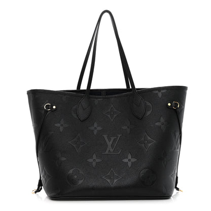 Louis Vuitton Empreinte Monogram Giant Neverfull MM Black 1 of 9