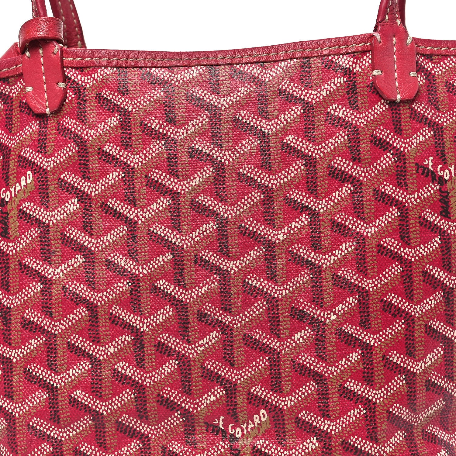 Goyard Goyardine Reversible Mini Anjou Red 8 of 13