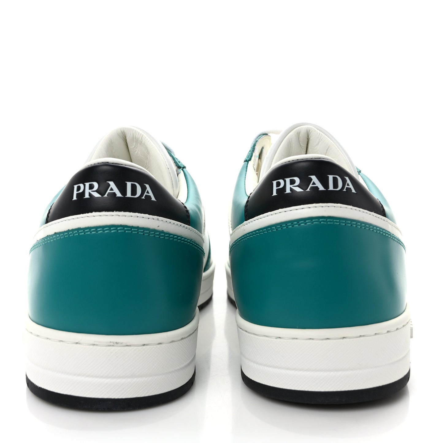 Vitello Sport Spazzolato Rois Metal Triangle Logo Mens Downtown Low Top Sneakers 10 White Green
