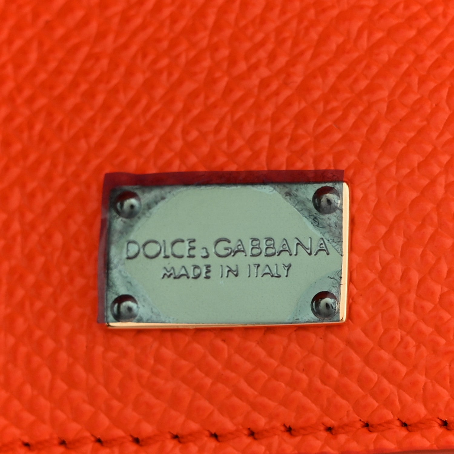 Dolce & Gabbana Dauphine Small Miss Sicily Satchel Orange 5 of 7