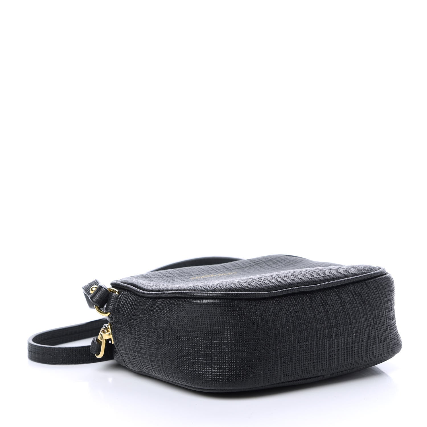 Alexander McQueen Textured Calfskin Mini Camera Bag Black 4 of 10