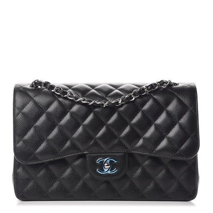 Chanel Caviar Quilted Jumbo Double Flap Black 1 of 11