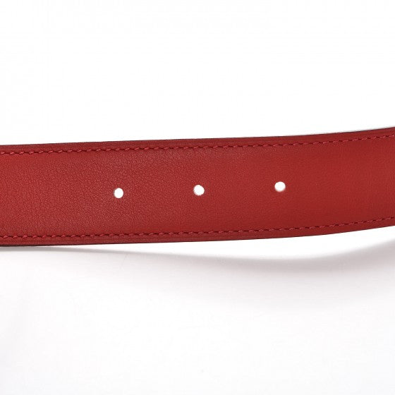 Swift Epsom 32mm Belt Strap 85 Vermilion Rose Jaipur
