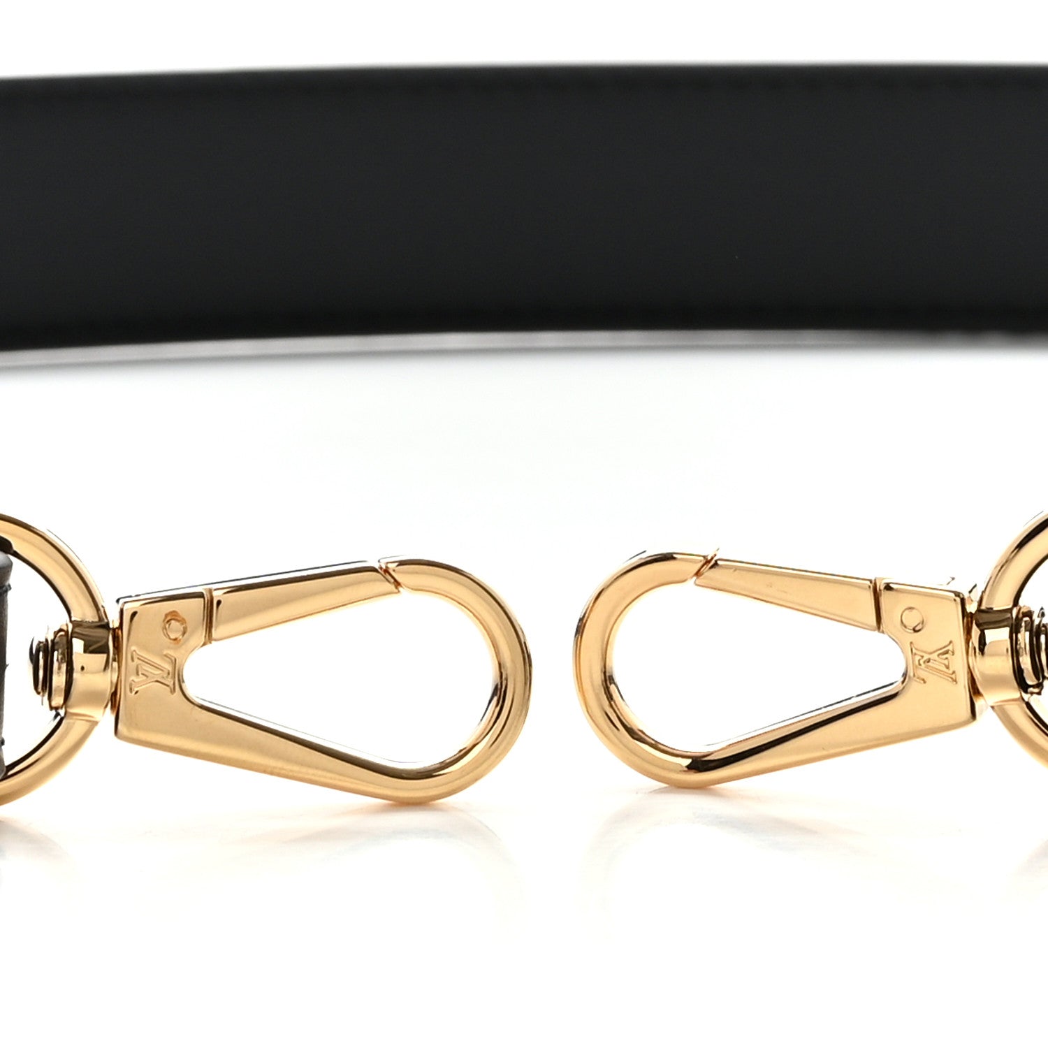 Louis Vuitton Monogram Bandouliere Shoulder Strap XL Black 5 of 5