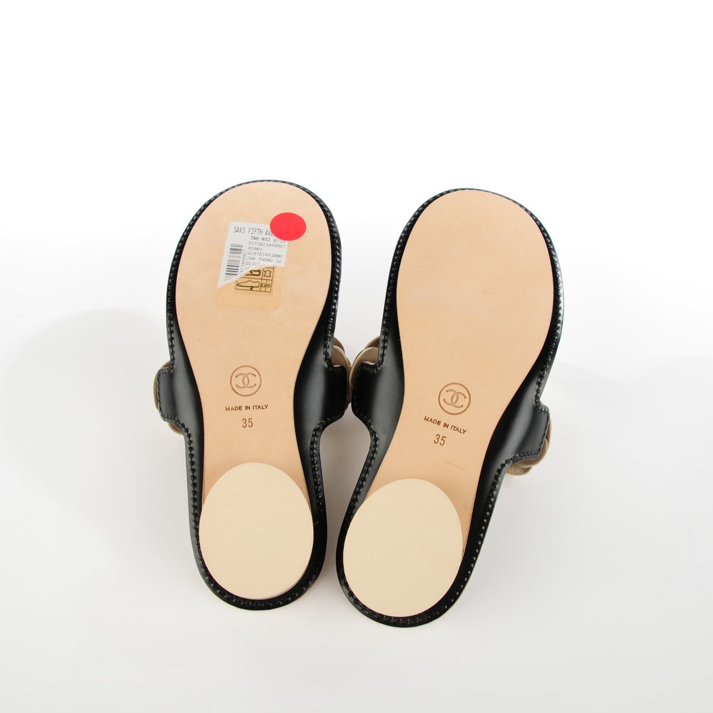 Lambskin Camellia Sandals 35 Light Beige