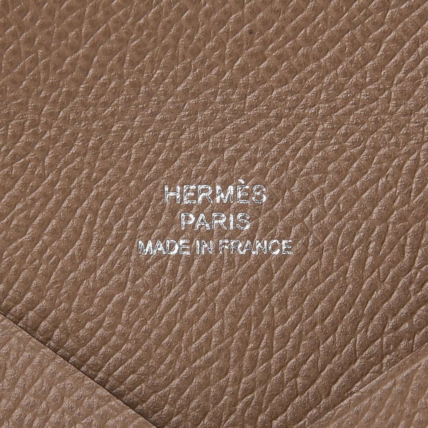 Hermes Epsom Calvi Card Case Etoupe 5 of 8