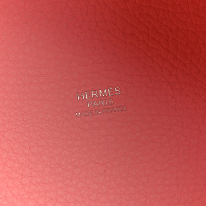 Hermes Taurillon Clemence Picotin Lock 18 PM Rose Sakura 6 of 11