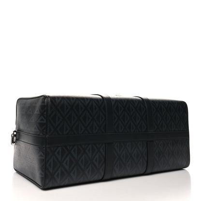 Christian Dior CHRISTIAN DIOR Coated Canvas CD Diamond Lingot 50 Bag Black 3 of 11