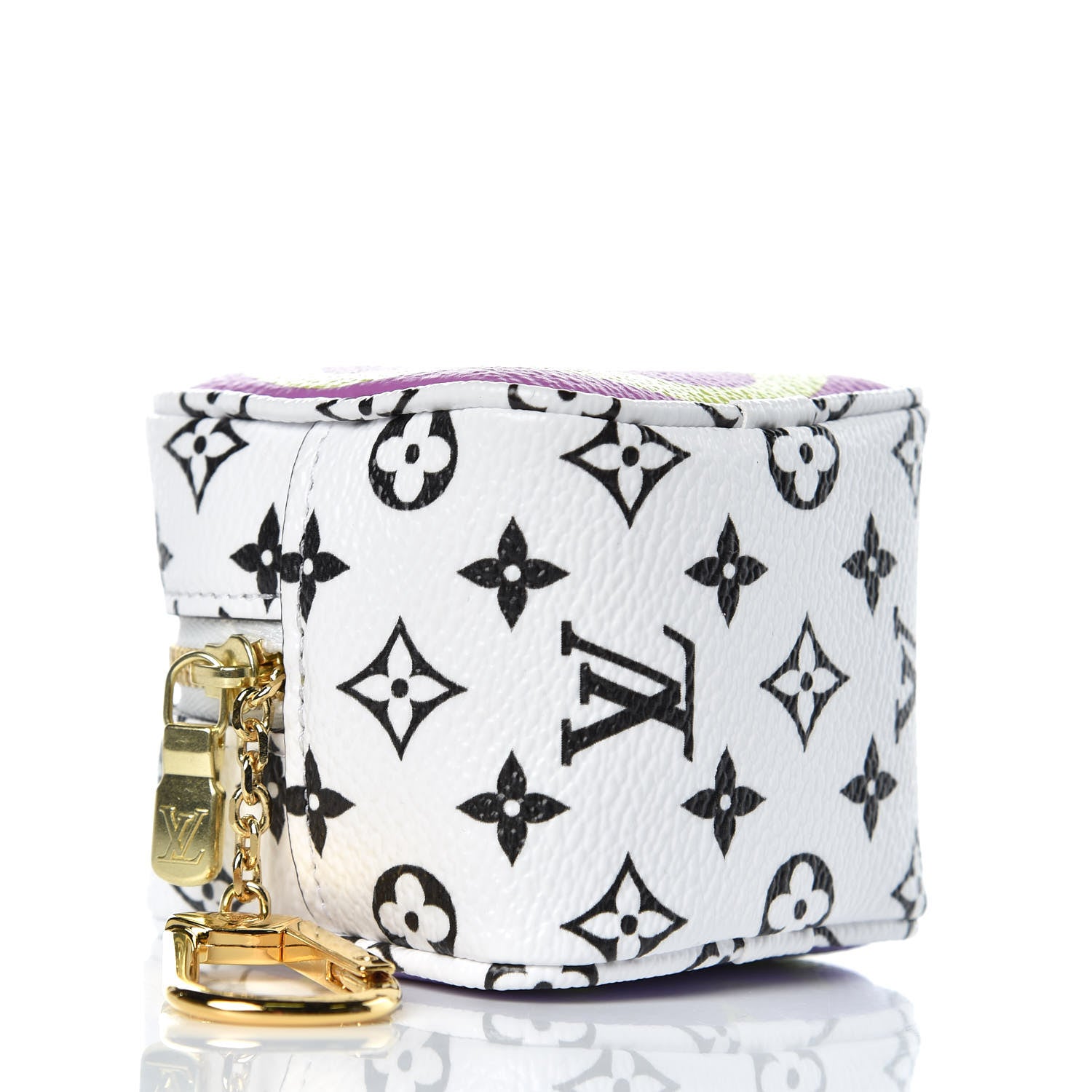 Louis Vuitton Monogram Giant Cube Coin Purse Pink 4 of 7