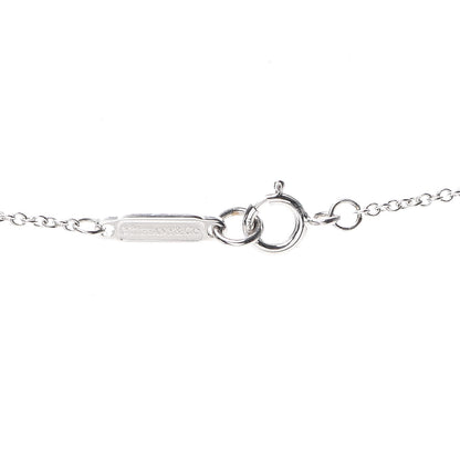 Tiffany 18K White Gold Diamond Small Atlas Open Pave Pendant Necklace 5 of 6