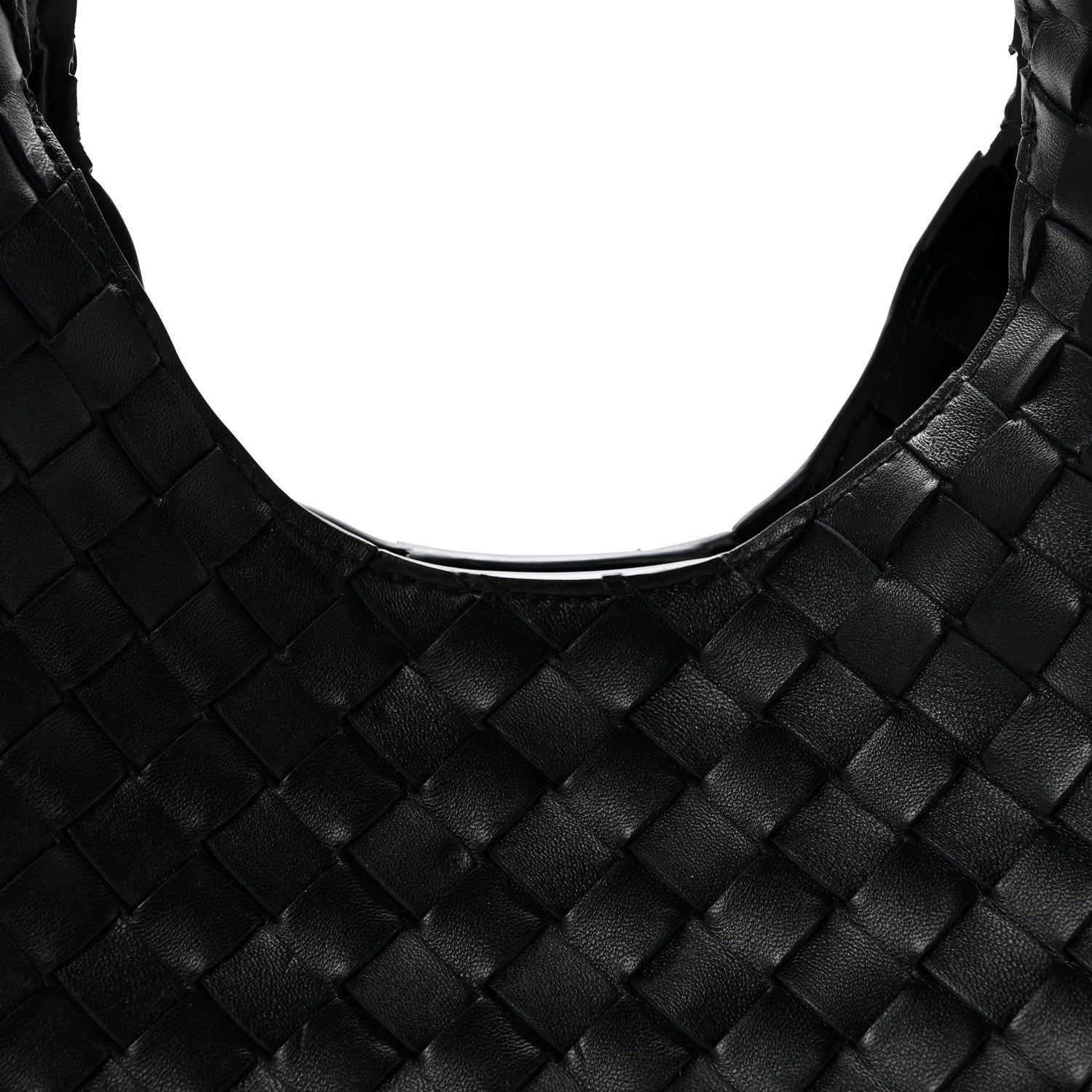 Bottega Veneta Nappa Intrecciato Small Campana Shoulder Bag Black 7 of 10