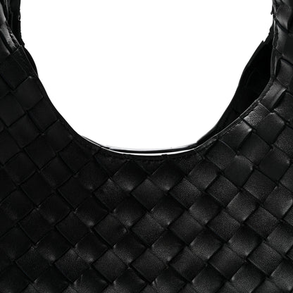 Bottega Veneta Nappa Intrecciato Small Campana Shoulder Bag Black 7 of 10