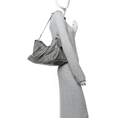 Balenciaga Agneau Giant 12 Gold Hardware Part Time Gris Pyrite 2 of 15