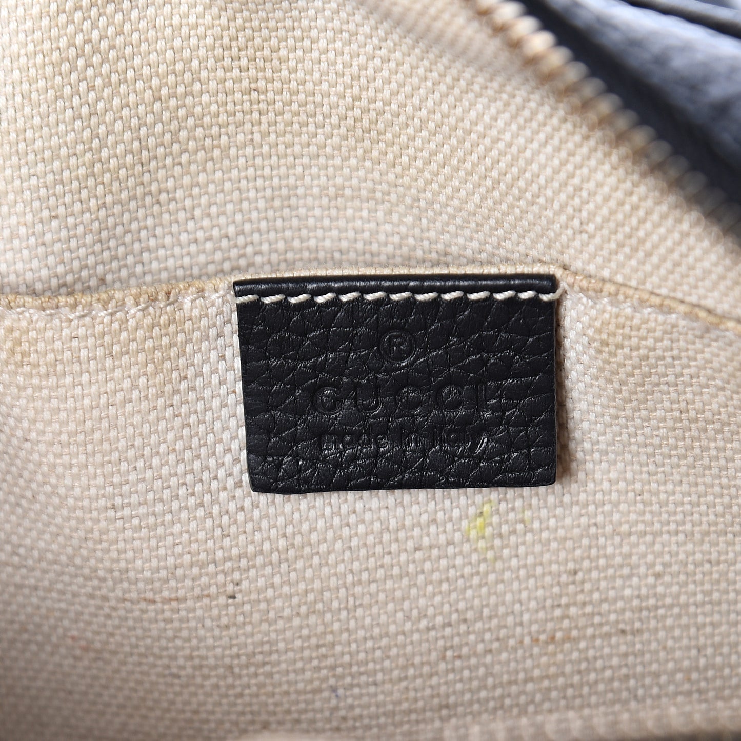 Pebbled Calfskin Small Soho Disco Bag Black