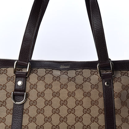 Gucci Monogram Medium Abbey Tote Dark Brown 9 of 9
