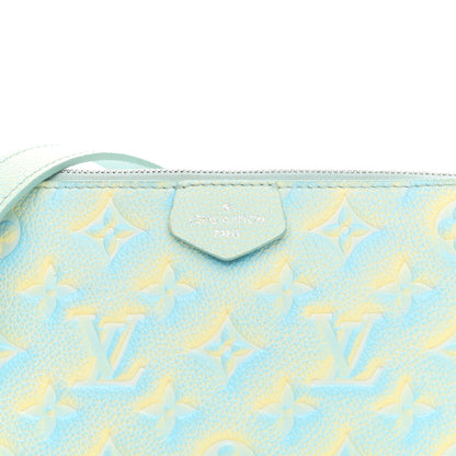 Louis Vuitton Empreinte Monogram Summer Stardust Pochette Accessories Water Green 7 of 9